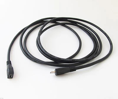 4pcs Micro USB 5pin Maschio a Femmina Cavo Dritto Prolunga Cavo Dati Lunghezza 1,5M - Immagine 1 di 4