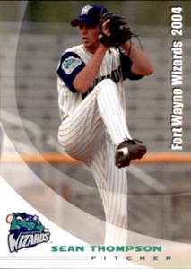 2004 Fort Wayne Wizards Grandstand #23 Sean Thompson La Junta Colorado CO Card