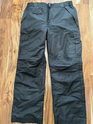 PANTALONES ESQUÍ NIEVE MUJER NEGRO TALLA DAMAS GRANDES GRUESOS GUC Foto 1 de 4