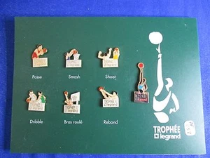 AF052 SET COMPLET PIN'S TROPHEE LEGRAND 1992 THEME BASKET - Imagen 1 de 2