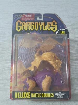 Kenner Gárgolas León Bronx Deluxe Batalla Dobles Bestia Alada Armadura de Combate 1995 Foto 1 de 4