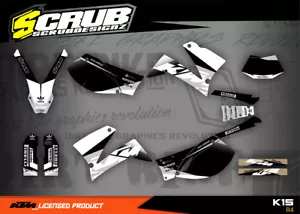 KTM Dekor SXC 625 640 660 LC4 1999 - 2007 Aufkleber SCRUB * ENDURO * - Bild 1 von 18