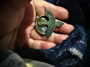 Raven Pendant, Sterling Silver, Beautiful Piece! - Picture 1 of 7