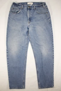 Vintage L.L. Bean Jeans Men's 36x32 Double L Comfort Waist Med Wash 100% Cotton - Picture 1 of 11