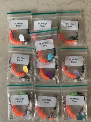 8 X Flattie Rigs Sea Fishing - Image 1 of 3