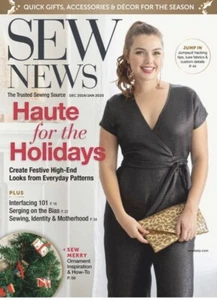 SEW NEWS Magazine Dec 2019 Jan 2020 Jumpsuit HAUTE FOR THE HOLIDAYS Free Shippin - Picture 1 of 3
