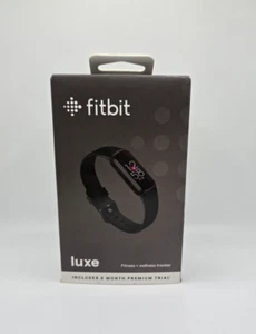Fitbit Luxe Fitness/Wellness Tracker GPS Stress Management Black/Graphite - Picture 1 of 4