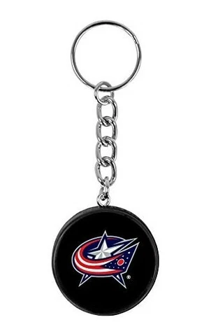 Columbus Blue Jackets NHL Mini Hockey Puck Team Logo Keychain Cover