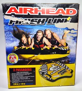 Tubo nautica Airhead Finish Line 3 persone nuovo in scatola trainabile 78" x 75" - Foto 1 di 2