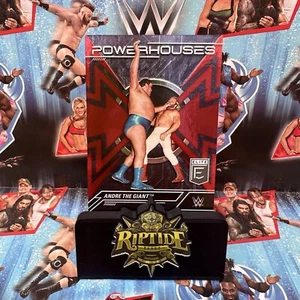 Andre The Giant WWE Panini Donruss Elite 2023 Powerhouses Insert Red /99 #1 - Picture 1 of 5