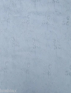 White Nylon Spandex French Lace Fabric by the Yard Scalloped Edge - Picture 1 of 3