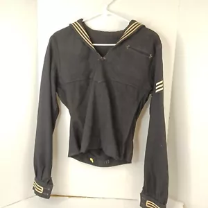 Camicia uniforme abito lana marinaio crackerjack marinaio vintage WW2 WWII US Navy - Foto 1 di 4