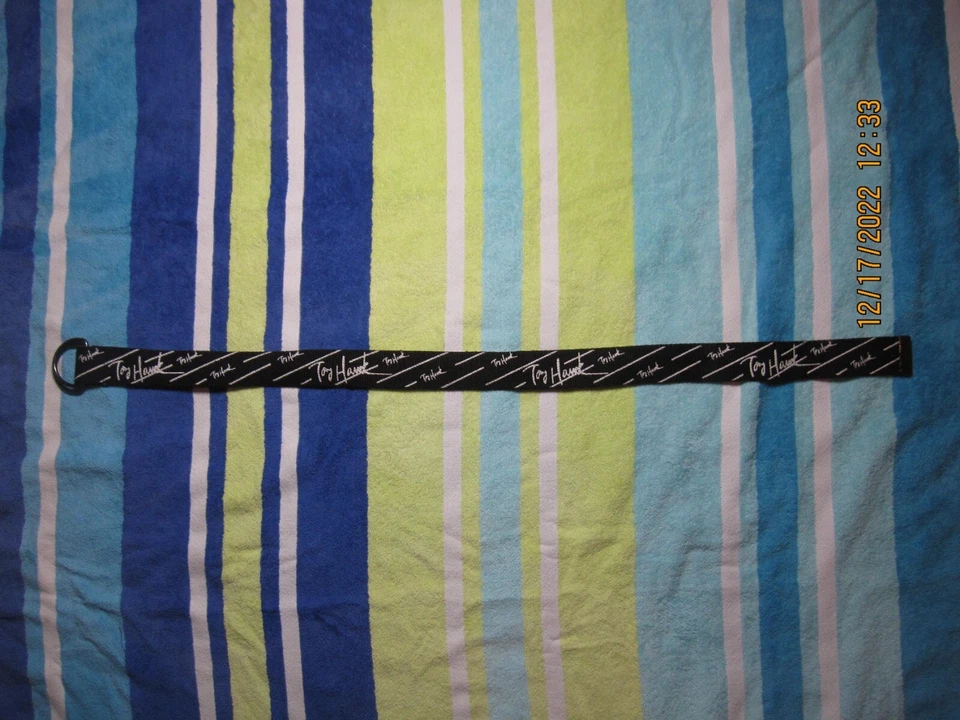 Cinturón Tony Hawk para niños talla #5 negro con diseño exclusivo Foto 1 de 3