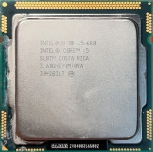 Intel Core i5-680 3.6GHz Dual-Core 4MB LGA1156 73W SLBTM CPU Processor - Picture 1 of 1