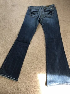 DAVID KAHN WOMENS BOOTCUT BLUE JEANS SZ 29 - Picture 1 of 11