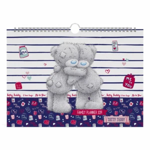 Planning 2019 Me to you Family Planner 2019 Tatty Teddy Carte Blanche 23 x 31 cm - Foto 1 di 2