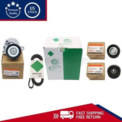 A2762000370 Se adapta a INA Gates Kit de transmisión por correa y correa para Mercedes GLE350 E350 3,5 L Foto 1 de 4