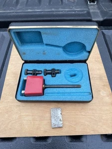 Vintage Tool Kit Dial Indicator Parts Pieces Case - Picture 1 of 10