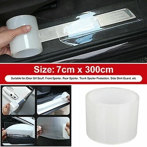 300cm Schutz Schweller Abnutzung Abdeckung Auto Türschild Aufkleber Anti Kratze - Picture 1 of 12