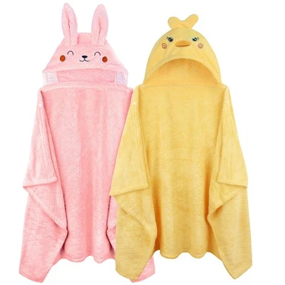 Toddler Bath Towel Hooded Kids Bath Towels for Toddlers 0-5 Years, 2-Pack Thi... - Image 1 of 4