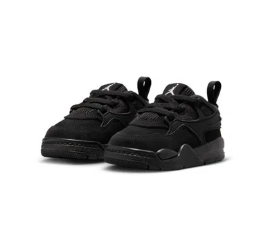 Air Jordan 4 RM TD Toddler 7C Black Cat FQ7937-004 Sneakers Shoes NEW - Image 1 of 4