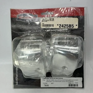 Kuryakyn 7808 Chrome Switch Housings for 96-11 Dyna Softail & 96-03 Sportster - Picture 1 of 10
