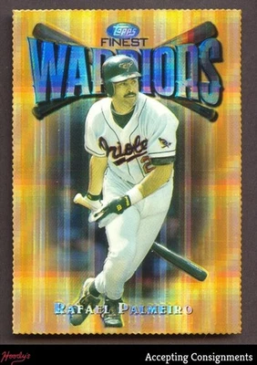 1997 Finest Embossed Refractor #156 Rafael Palmeiro RARE ORIOLES - Image 1 of 2