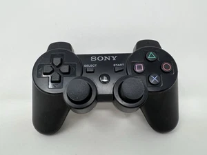 Original Sony PlayStation 3 DualShock 3 Wireless Controller - Black (OEM) - Picture 1 of 3