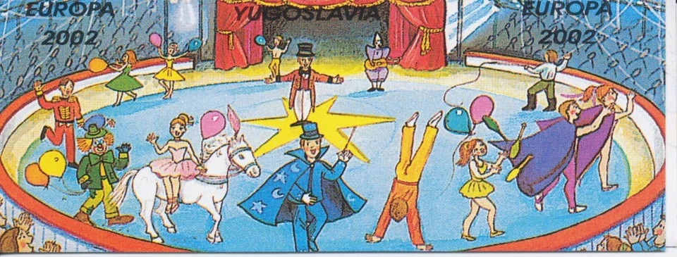 Folleto de circo Europa CEPT Yugoslavia 2002 MNH** Foto 1 de 1