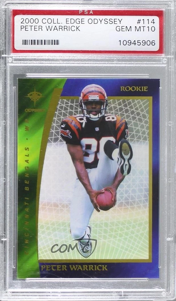 2000 Collector's Edge Odyssey Retail Peter Warrick #114 PSA 10 GEM MT Rookie RC - Image 1 of 1