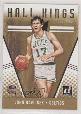 2018-19 Panini Donruss Hall Kings Press Proof John Havlicek #17 HOF - Image 1 of 2