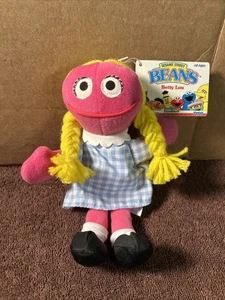 TYCO Sesame Street Beans 9 in Plush Toy VTG Bet Ty Lou 1997 - Picture 1 of 7
