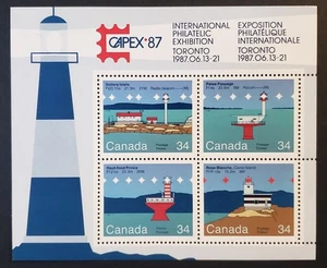 Stamps Canada Mint: #1066b 34c Canadian Lighthouses--2  SS of 2  VF MNH - Picture 1 of 1