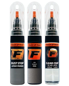for RENAULT KNG GRIS CASSIOPEE TOUCH UP PAINT Pen Kit Scratch Repair Set - Picture 1 of 10