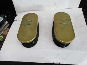 AIR Filter Set For Weber 40 IDA 3 BBL For Porsche 911 TOPS &MISSING 8 SPRINGS - Picture 1 of 12