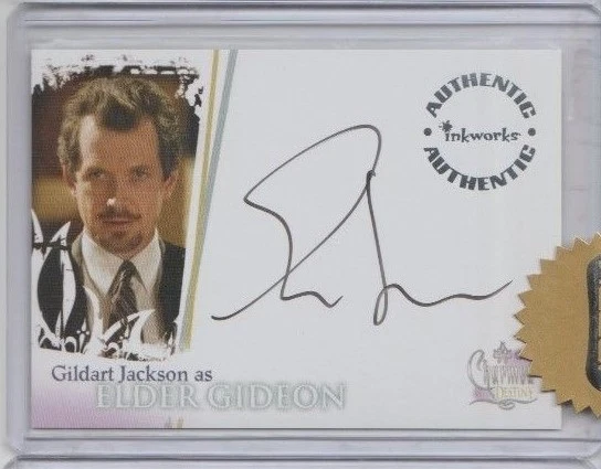 Charmed Destiny Autograph Trading Card Gildart Jackson as Gideon (Razor) - Image 1 of 1