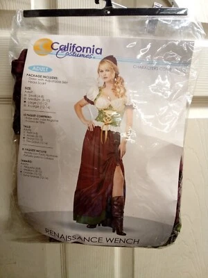 RENAISSANCE WENCH COSTUME  SIZE LARGE  10-12 COSTUME - Image 1 of 3