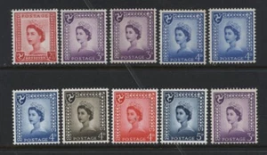 1958-68 21/2d-5d ISLE OF MAN REGIONAL SET OF TEN UNMOUNTED MINT. SG 1-7 - Picture 1 of 1