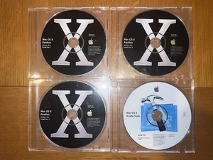 Apple | Mac OS X Panther 10.3| 3 Install Disc Set with Mac OS Xcode Tools Disc - Photo 1/1