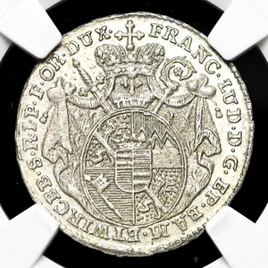 GERMANY, Bamberg. Silver 3 Kreuzer, 1779, Death of John Philip Anthony, NGC MS64 - Picture 1 of 4