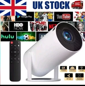 Magcubic Home Cinema Projector: HY300 PRO 4K Android 11, Dual Wifi6, 260ANSI UK - Picture 1 of 14