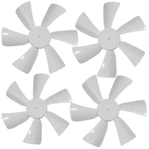 4x HQRP 6" Ventilador Cuchillas 3/32" Redondo Diámetro para 12V Rv Techo, Gama - Imagen 1 de 13