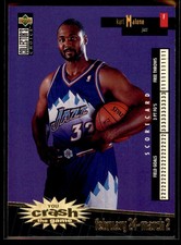 Karl Malone 1996-97 Collector's Choice You Crash the Game Gold #C27 Utah Jazz