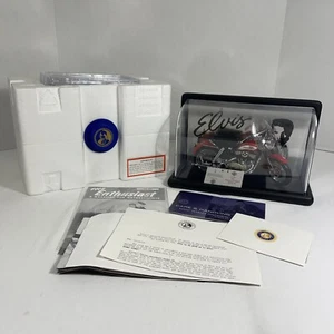 Franklin Mint Harley Davidson 1:10 Elvis Presley 1956 KH Bike B15YF85 Die Cast - Bild 1 von 24