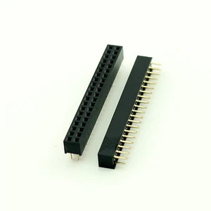 100x 2mm 2.0mm Pitch 2x20 Pin 40 Pin Female Double Row Pin Header Strip PH:8.5mm - Picture 1 of 5