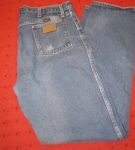 Men's Wrangler denim blue jeans 40 x 36 cowboy western 1013MWZPW - Picture 1 of 12