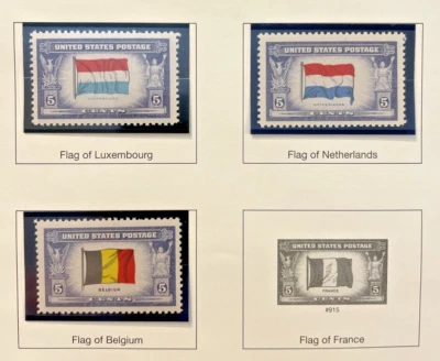 Scott #912-14 Overrun Countries 5 cent Set of 3 MNH - Image 1 of 2