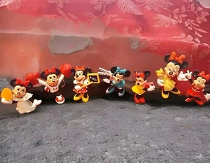 Vintage Minnie Mouse PVC Figures Lot Of 7 - Picture 1 of 14