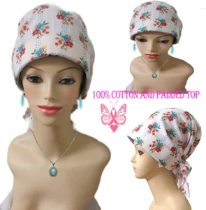 Elegant Cancer Hat Chemo.Floral. Head Wrap Hair Loss Head Scarf. - Picture 1 of 7