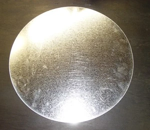 1-pc round galvanized sheet metal disks - 20" diameter - crafts - hobbies - disc - Picture 1 of 1